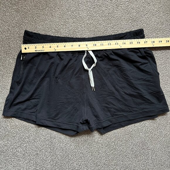 Vuori Halo Performance Shorts Black Athletic with Adjustable Waist | Sz XL - Picture 6 of 12